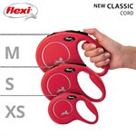 Flexi Classic Cord Medium 5m Up to 20kg Red