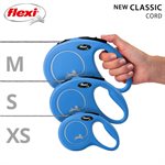 Flexi Classic Cord Medium 5m Up to 20kg Blue