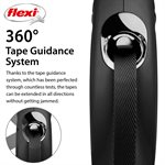 Flexi Classic Tape Small 5m Up to 15kg Black