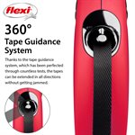 Flexi Classic Tape Medium 5m Up to 25kg Red