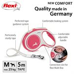 Flexi Comfort Medium 5m Tape Up to 25kg Red