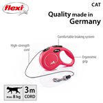 Flexi Comfort Extra Small 3m Cord Up to 8kg Red