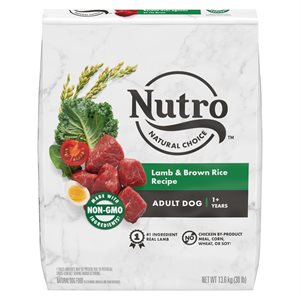 NUTRO Natural Choice Adult Dog Lamb & Brown Rice 30LB