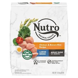 NUTRO Natural Choice Large Breed Adult Dog Chicken & Brown Rice 30LB
