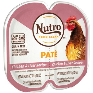 NUTRO Perfect Portions Cat Pâté Chicken & Liver Recipe 24 / 2.65 oz