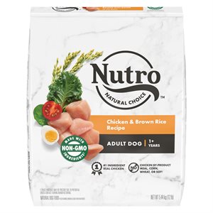 NUTRO Natural Choice Adult Dog Chicken & Brown Rice 12LB
