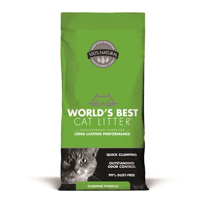 World's Best Cat Litter Litière Original Agglomérante pour Chats 28LB
