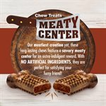 Nylabone Healthy Edibles Meaty Center Treats Beef Small 12 Count