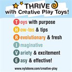 Nylabone Creative Play Eggi Dog Treat Toy Blue Large / Giant