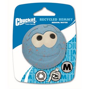 CHUCK IT! Balle Recyclé « Recycled Remmy » Moyenne Compatible avec Lance-Balles