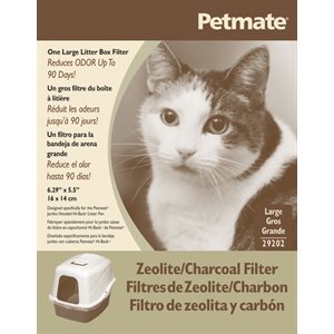 Petmate Filtre « Zeolite » pour Grands Bacs à Litière Couvertes