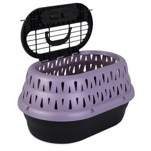 Petmate Top Load Cat Kennel 19'' up to 10 LBS Bubble Grape