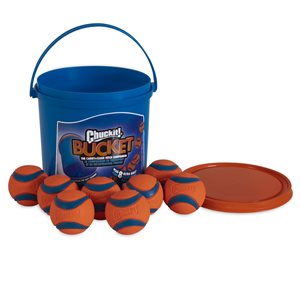 ChuckIT! Bucket with Ultra Ball Medium 8-Pack