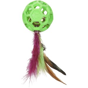 JW Pet Cataction Feather Ball with Bell