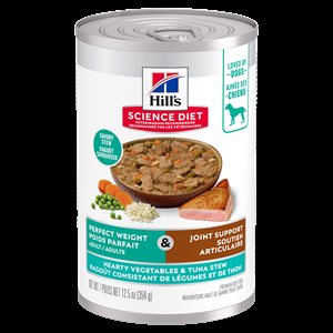 Hill's Science Diet Dog Perfect Weight & Joint Vegetables & Tuna Stew 12 / 13oz