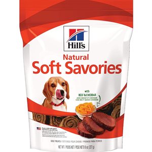 Hill's Science Diet Natural Soft Dog Treats with Beef & Cheddar 8oz
