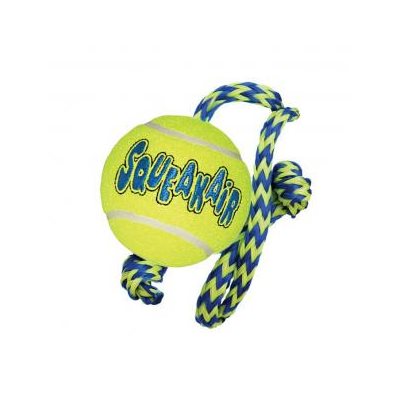 KONG Medium Squeaker Ball w / Rope