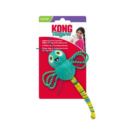 KONG for Cats Flingaroo Dragonfly Assorted