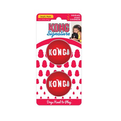KONG Signature Balls 2-Pack Small