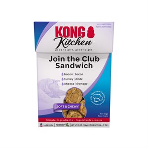 KONG Kitchen Doux & Tendre Rejoignez le Club Sandwich 7oz