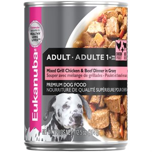 EUKANUBA Adult Mixed Grill Chicken & Beef Dinner in Gravy Dog 12 / 12.5oz