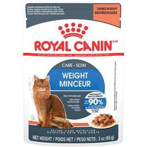 Royal Canin Nutrition Soin pour Chats Soin Minceur Tranches en Sauce Sachet 12 / 3oz