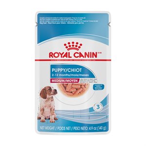 Royal Canin Nutrition Santé de Taille Moyenne Tranches en Sauce pour Chiots 10 / 5oz
