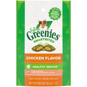 Greenies Feline Smartbites Healthy Indoor Chicken 2.1oz