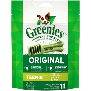 Greenies Original Treat Pak Format d'Essai 3oz Teenie