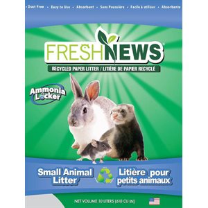 Pestell Fresh News Recycled Paper Small Animal Litter 10 L