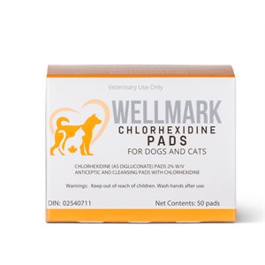 Wellmark Chlorhexidine Pads 50 ct