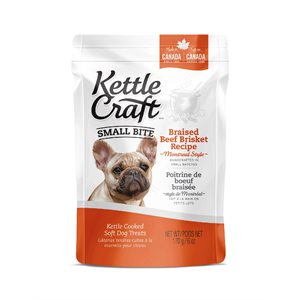 Kettle Craft Chiens Poitrine de Boeuf Braisée Petites Bouchées 170g