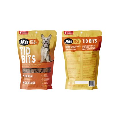 Waggers Jay's « Tid Bits » Gâteries Dentaires Doux & Moelleux 200g