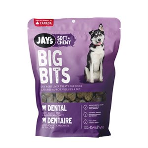 Waggers Jay's Soft & Chewy Big Bits Dental 454g