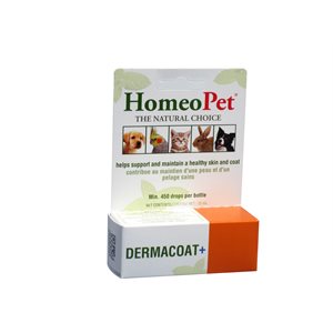 Homeopet « Dermacoat + » Soins Peau & Démangaisons 15ml