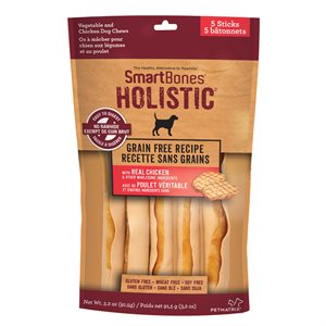 Spectrum SmartBones Holistic Grain Free Sticks 5 Pack