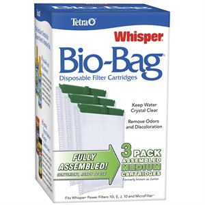 Tetra Whisper Bio-Bag Cartridge Medium 3-Pack