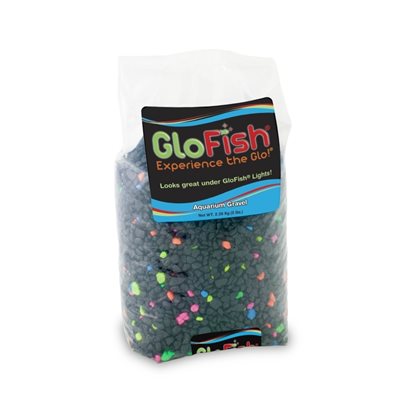 Spectrum Gravier « GloFish » Noir avec Morceaux Fluorescents 5 LB