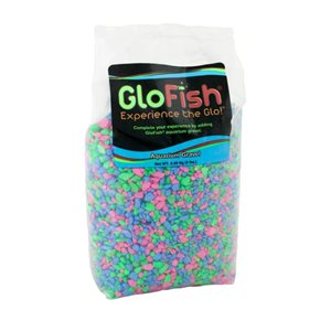 Spectrum GloFish Gravel 5Pink / Green / Blue Fluorescent 5 LB