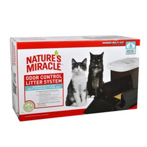 NM Hooded Multi-Cat Self Cleaning Litter Box