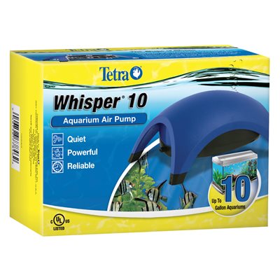 Tetra Pompe à Air « Whisper 010 » (UL) jusqu'à 10 Gallons 