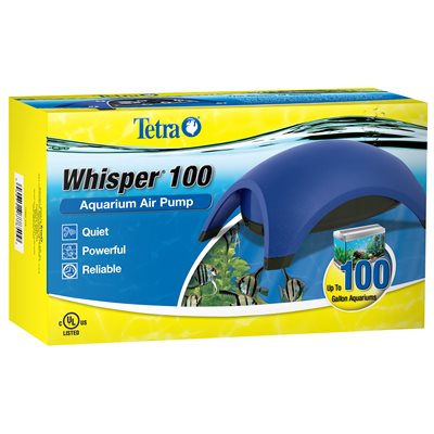 Tetra Pompe à Air « Whisper 100 » (UL) jusqu'à 100 Gallons 