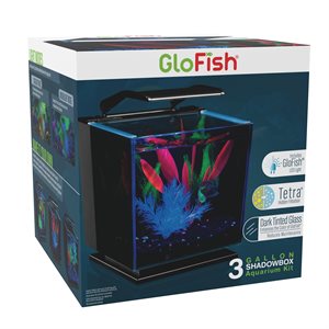 Spectrum Brands Ensemble d'Aquarium Teinté « GloFish » Betta 3 Gallons