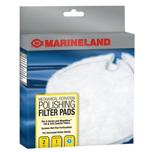Marineland C-Series Canister Filter Polishing Filter Pads PC 160-220 2-Pack