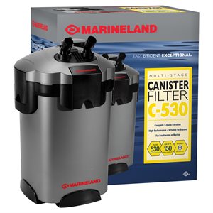 Marineland Filtre en Forme de Cylindre « Series-C » 530 GPH 100 - 500 Gallons 
