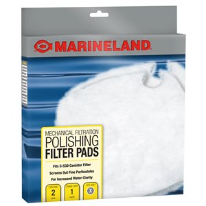 Marineland C-Series Canister Filter Polishing Filter Pads PC 530 2-Pack