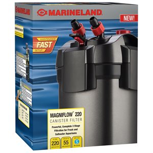 Marineland Filtre en Forme de Cylindre « Magniflow 220 » jusqu'à 55 Gallons 