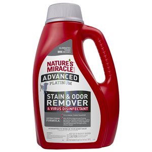Spectrum Brands Nature's Miracle Platinum Virus Disinfectant Stain & Odor Remover for Dogs 64oz