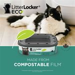 LitterLocker Recharge Eco Film Compostable pour « Design Plus » Sceau