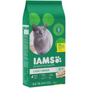 IAMS Proactive Health Lively Senior Cat Plus 11+ 7LB
